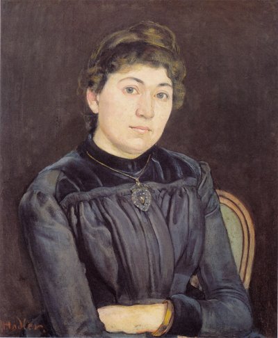 Bildnis einer jungen Frau von Ferdinand Hodler